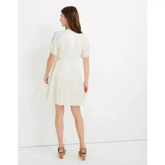 Madewell Eyelet Tassel-Tie Mini Dress Size 10 - Picture 2 of 14